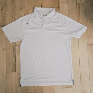 Rhone Delta Pique White Golf Performance Polo Size Small